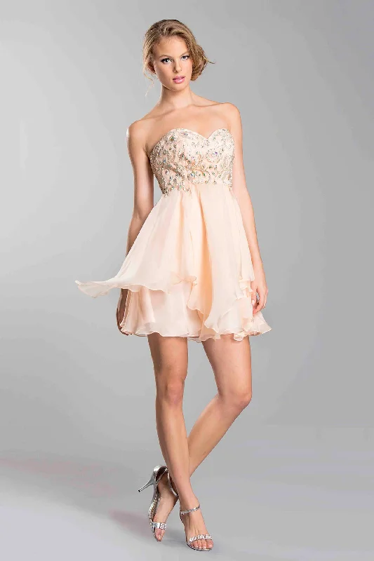 Aspeed Design -S1264 Sweetheart A Line Short Dress