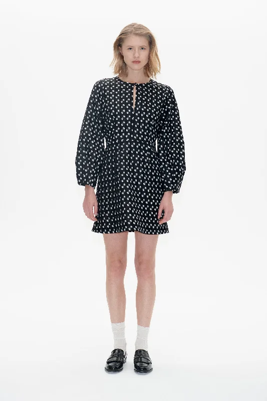 AFIFA | Black Jacquard Dot