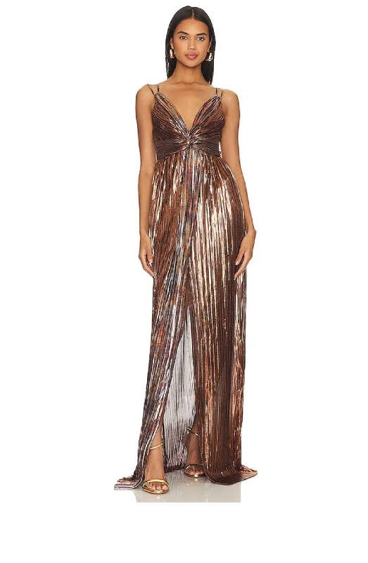 Bronze Naomi Dress