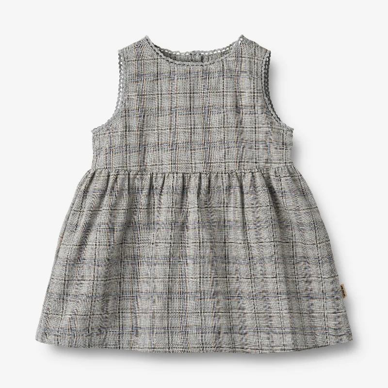 Dress Kirsten - cloudy blue check