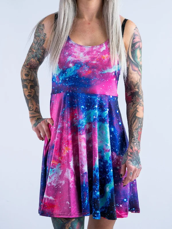 Galaxy 2.0 Flowy Racerback Dress