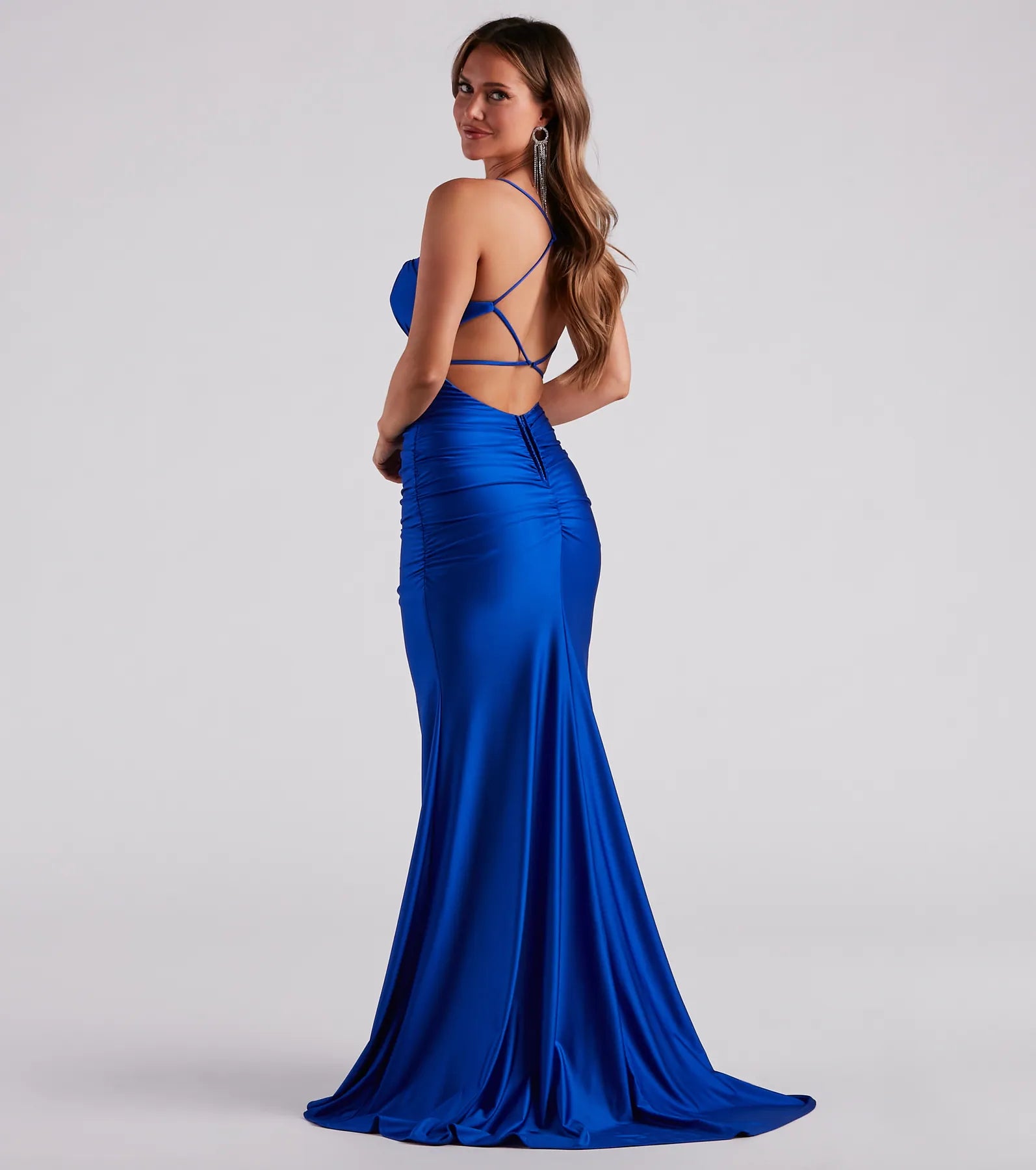 Martha Formal Satin Mermaid Long Dress