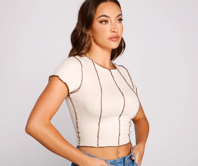 Not What It Seams Knit Top