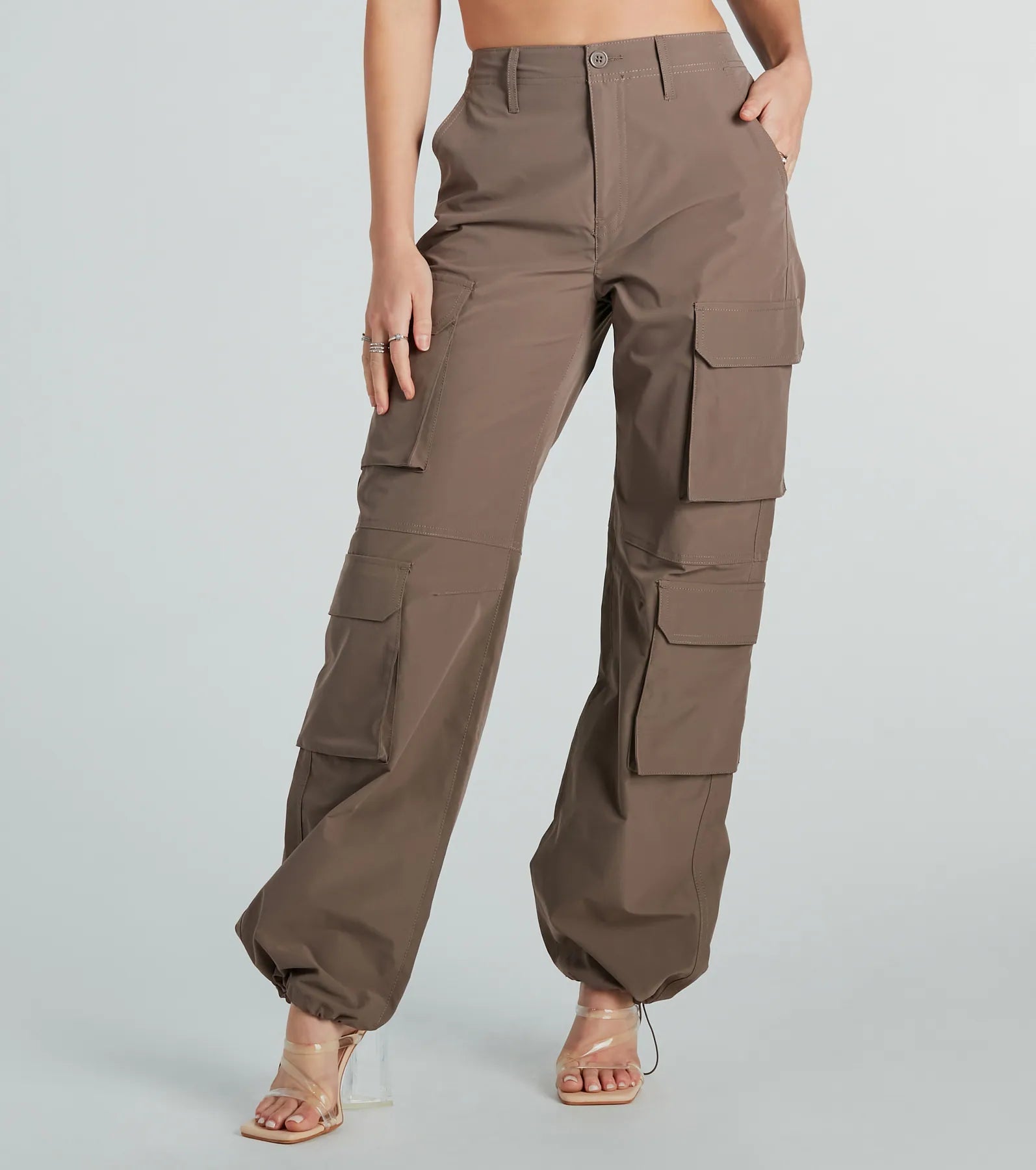 Out For The Day High-Rise Cargo Pants