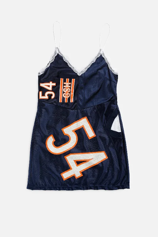 Rework Chicago Bears NFL Lace Dress - L