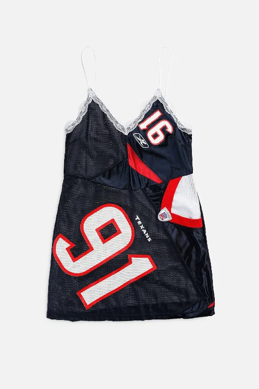 Rework Houston Texans NFL Lace Dress - L