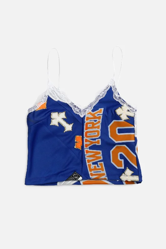 Rework NY Knicks NBA Lace Tank - S