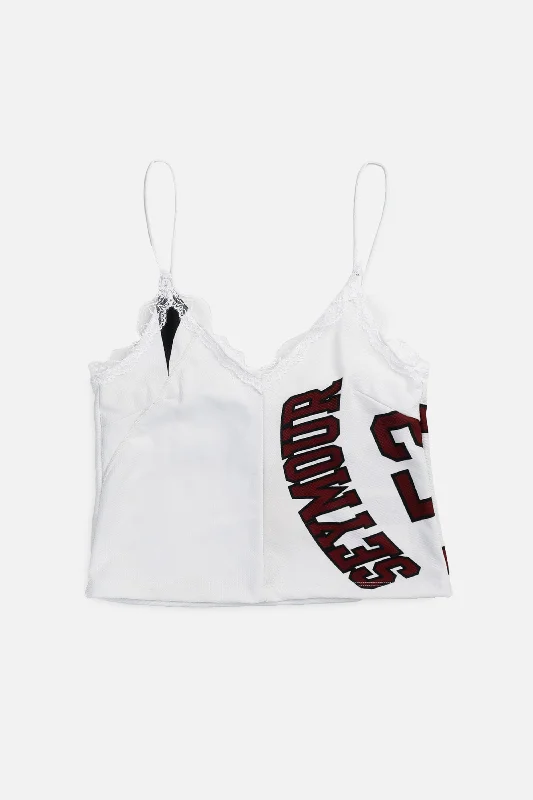 Rework Seymour Football Lace Tank - S