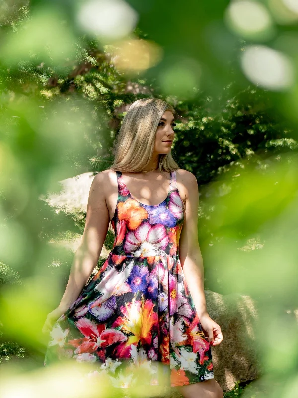 Sacred Bloom Racerback Dress