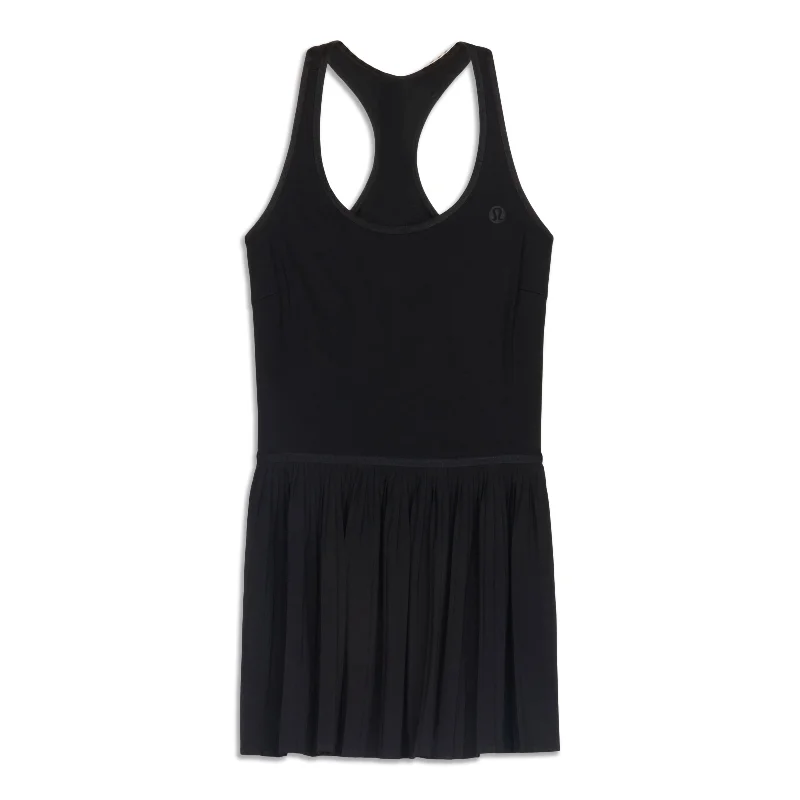 Scoop-Neck Pleated Tennis Dress - Resale