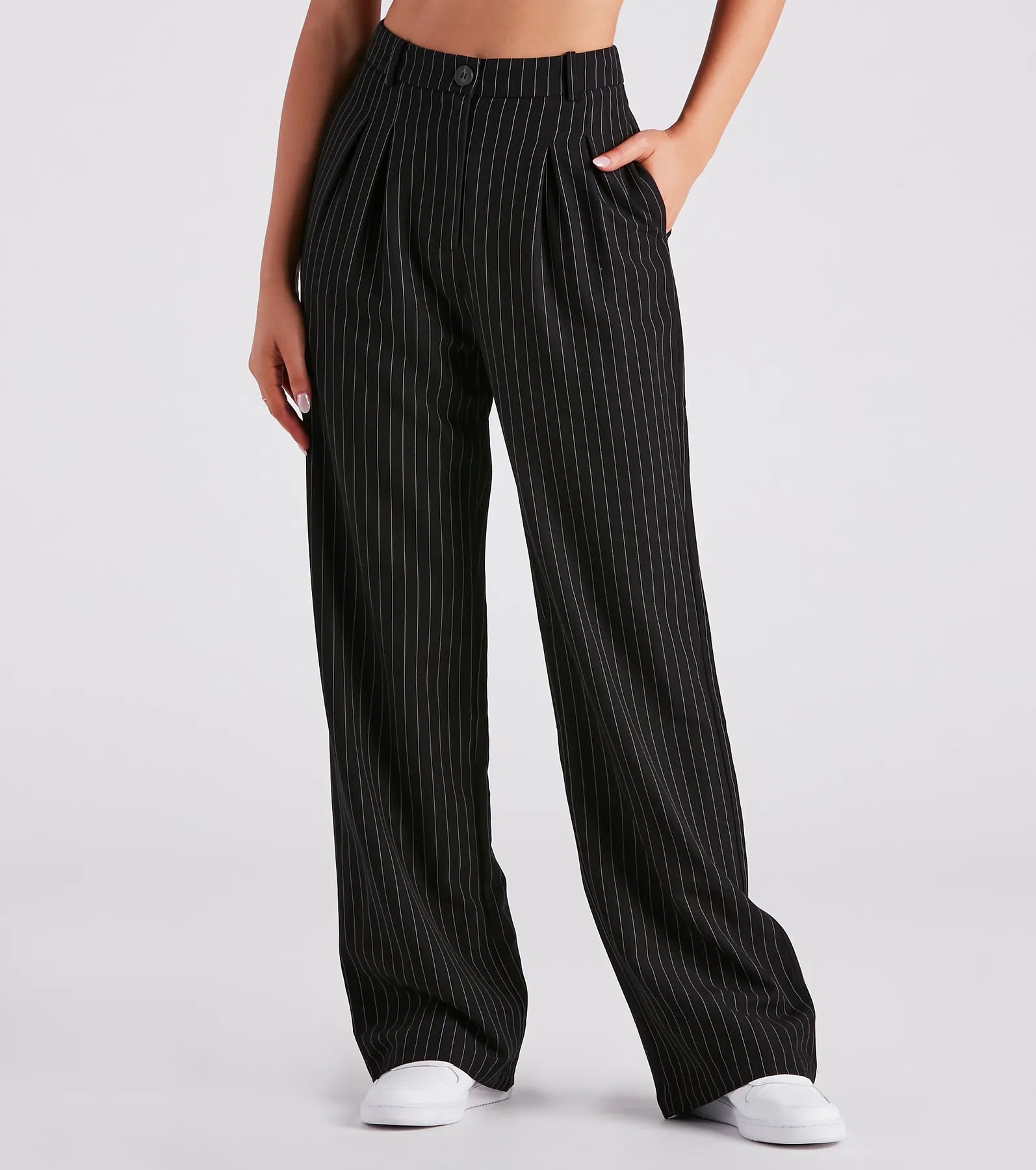 Stylish Strut Pinstripe Trouser Pants