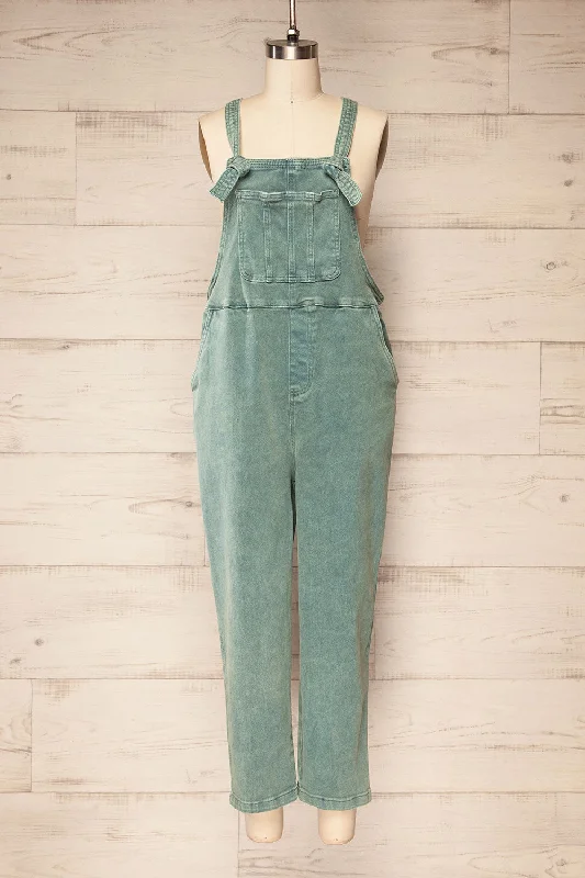 Missenden Sage  | Denim Overalls