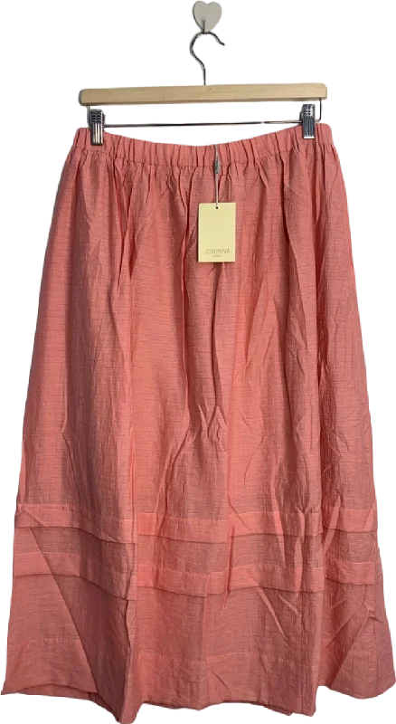 Jovonna London AVEENA Coral Midi Skirt UK Size Medium