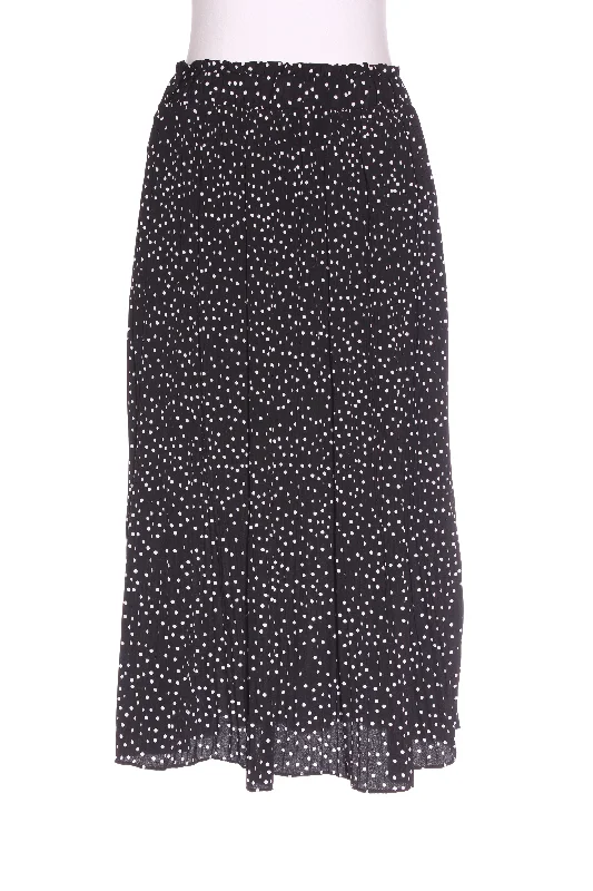 POLLY - Polka dot pleated midi skirt! 8-10